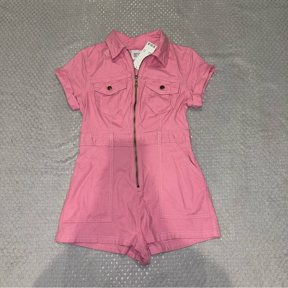 Urban Outfitters Pink Kids Bodysuit with Zipper